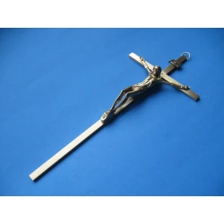 Krzyż metalowy mosiądz 26 cm.Wersja LUX Nr.2